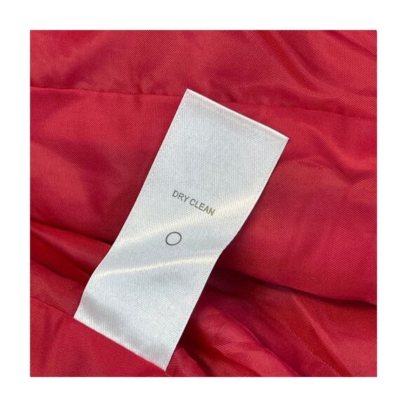 Jessica London Coat Women's 18W Red Polyester Mock Neck Full Zip - Picture 9 of 9